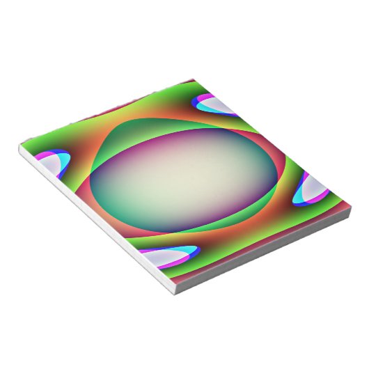 Alien Spaceship Notitieblok (Schuin)