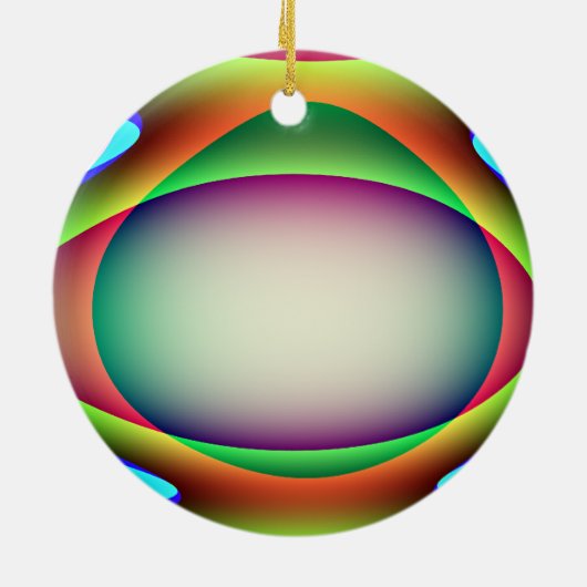 Alien Spaceship Ornament (Achterkant)