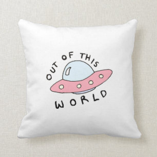 Alien Spaceship Pillow Kussen