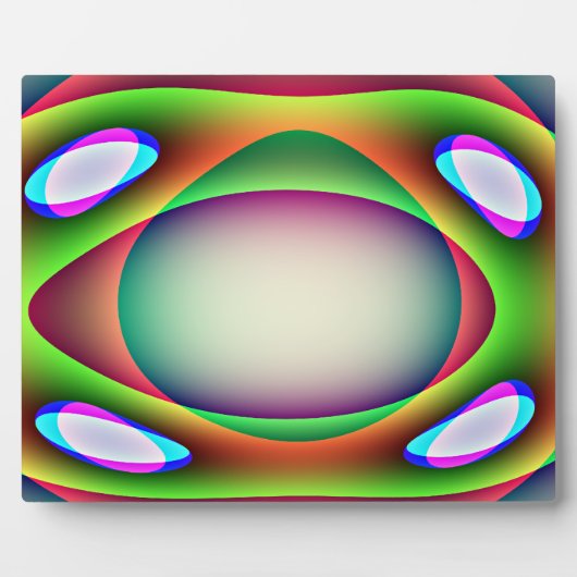 Alien Spaceship Plaque Fotoplaat (Voorkant)