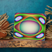 Alien Spaceship Plaque Fotoplaat (Zijkant)