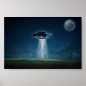 Alien Spaceship Poster (Voorkant)