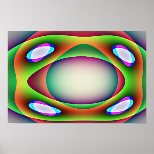 Alien Spaceship Poster (Voorkant)