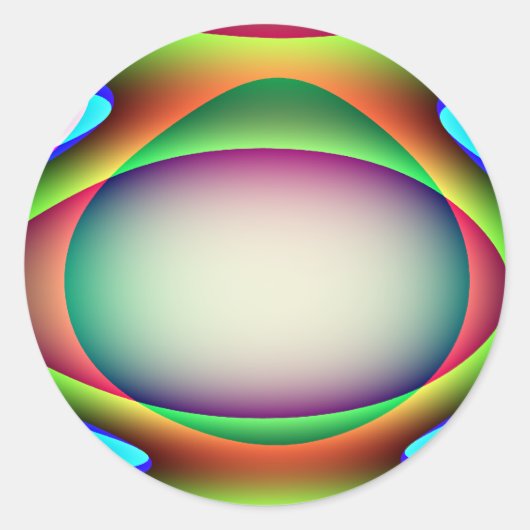 Alien Spaceship Stickers (Voorkant)