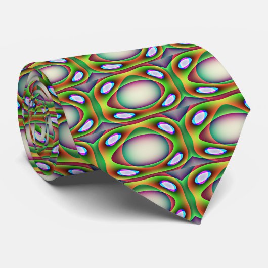 Alien Spaceship Stropdas (Opgerold)
