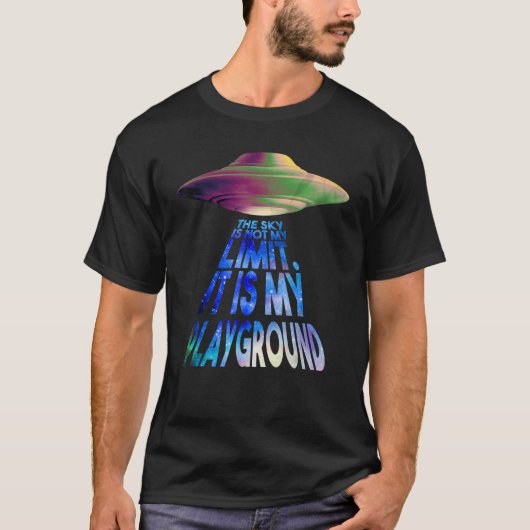 Alien Spaceship UFO 1 T-shirt (Voorkant)