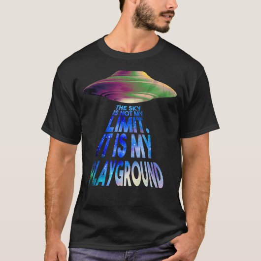 Alien Spaceship UFO 1 T-shirt (Voorkant)