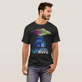 Alien Spaceship UFO 1 T-shirt (Voorkant volledig)