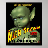 Alien Spawn B-Movie Poster (Voorkant)
