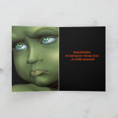 Alien Spawn B-Movie Poster Verjaardag Kaart (Binnen)