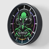 Alien Spelen Videospellen met Sterrenachtergrond (Hoek)