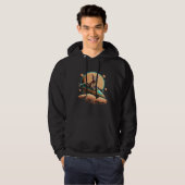 Alien Sphynx Cat UFO Extraterrestrial Hoodie (Voorkant volledig)