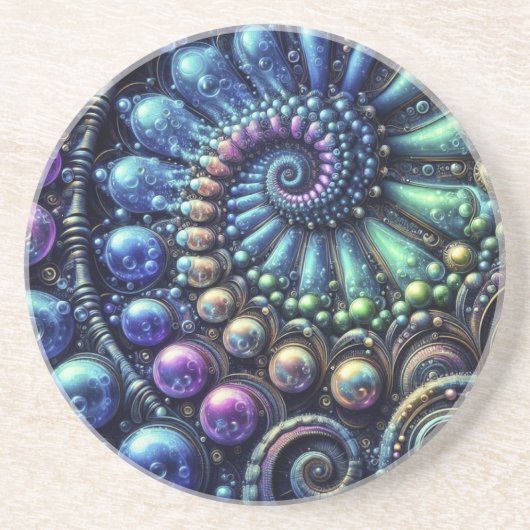 Alien Spiral Onderzetter (Voorkant)