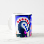 Alien spirits art koffiemok (Voorkant links)