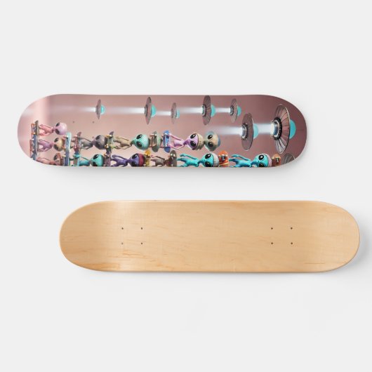 Alien Stack Skateboard (Horizontaal)