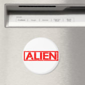 Alien Stamp Magneet (Insitu (Vaatwasser))