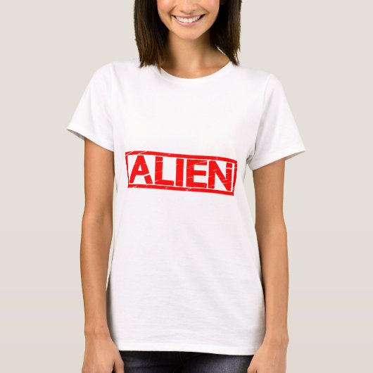 Alien Stamp T-shirt (Voorkant)