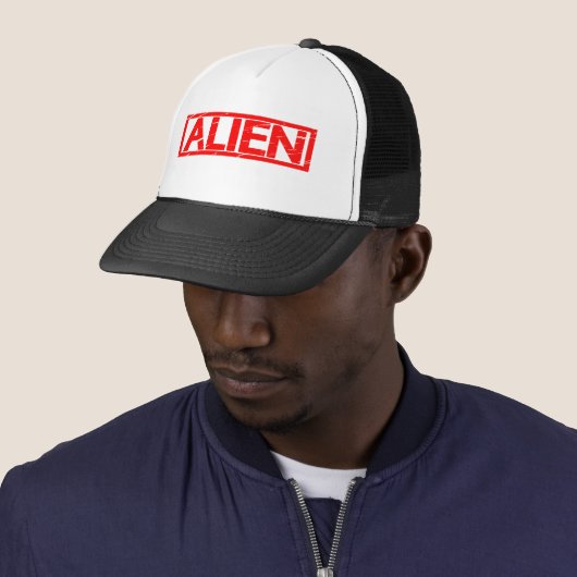Alien Stamp Trucker Pet (In situ)