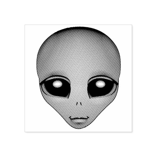 Alien Stamps cute Alien Rubber Stamps Rubberstempel (Afrduk)