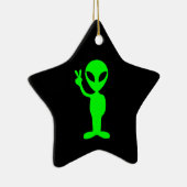 Alien Star-Ornament Keramisch Ornament (Rechts)