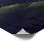 Alien Stargazer - Cosmic Lake Poster (Hoek)