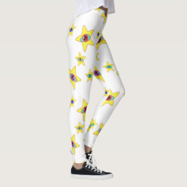 Alien Stars All StarryEyed Space Princess (sneeuw) Leggings