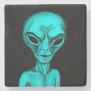 Alien Stenen Onderzetter