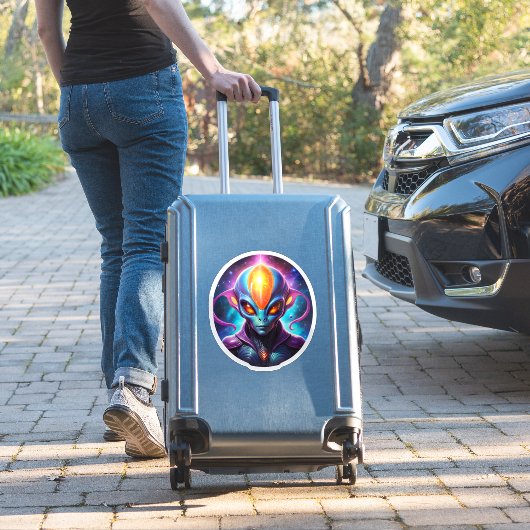 Alien Sticker (Koffer Insitu)