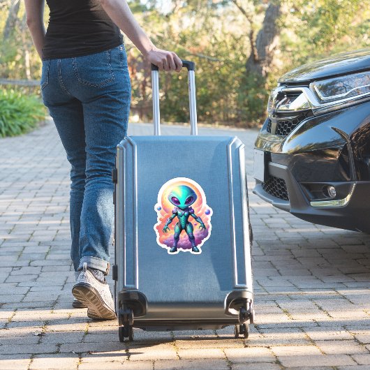 Alien Sticker (Koffer Insitu)