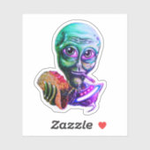 Alien Sticker (Vel)