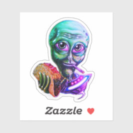 Alien Sticker