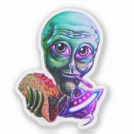Alien Sticker (Voorkant)