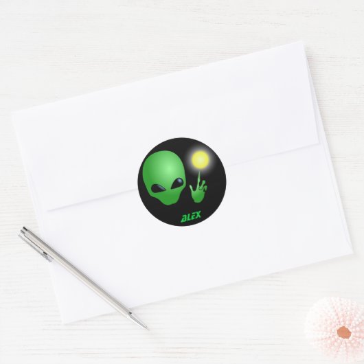 Alien Sticker (Envelop)
