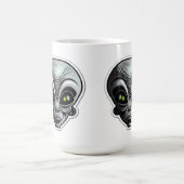 Alien Sticker Art Classic Mok, 15 oz Koffiemok (Center)