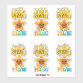 Alien stickerblad sticker