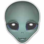 Alien Stickers Fun Halloween Alien Decal Stickers (Voorkant)