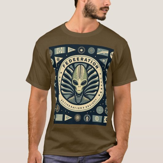 Alien stijl t-shirts (Voorkant)