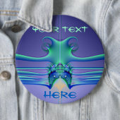 Alien Stingray Ronde Button 6,0 Cm (In situ)