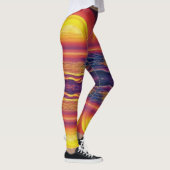Alien Strand bij Zonsondergang Broek Leggings (Rechts)