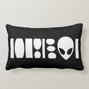 aLiEn Streepjescode! Kussen