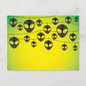 Alien string briefkaart (Voorkant)