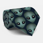 Alien Stropdassen geven grijze Alien Necktie Alien (Opgerold)