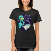 Alien Studying Solving Math Science Physics Equati T-shirt (Voorkant)