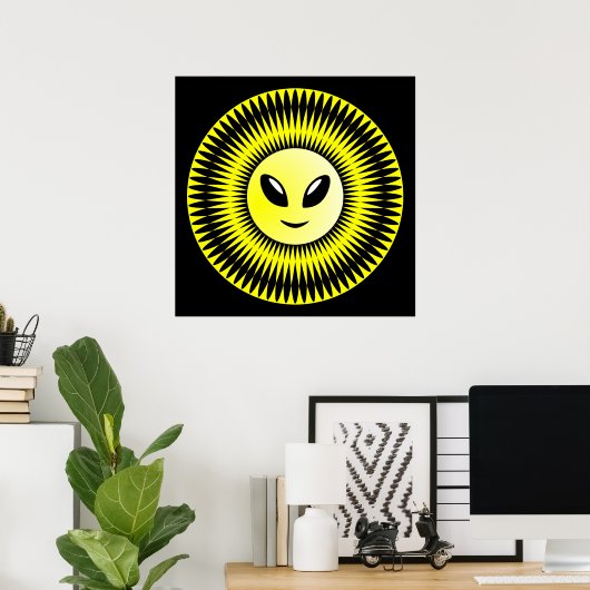 Alien Sun Poster (Thuiskantoor)
