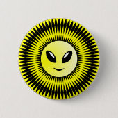 Alien Sun Ronde Button 5,7 Cm (Voorkant)