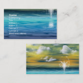 Alien Sunrise Visitekaartje (Voorkant / Achterkant)