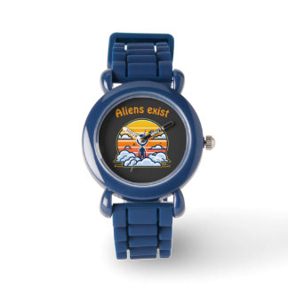 Alien Sunset esthetisch | Sci-Fi Alien Sunset Horloge