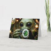 Alien & Sushi Woordenpracticum | Gefeliciteerd met Kaart (Voorkant)