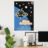 Alien Suspects Poster (Thuiskantoor)