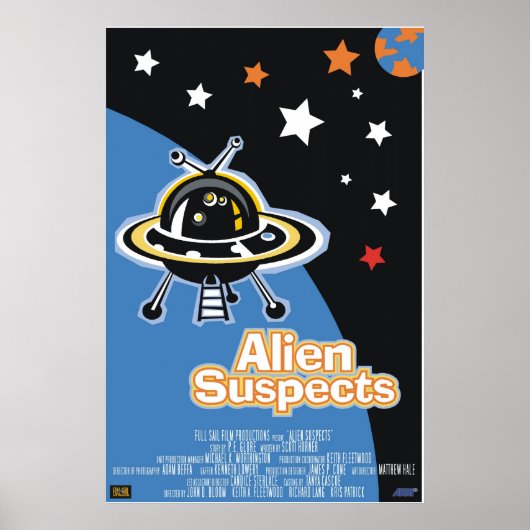 Alien Suspects Poster (Voorkant)